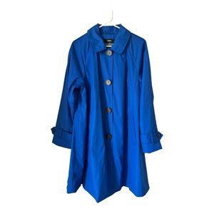 💙 Dennis by Dennis Basso Blue Coat | Size Medium